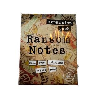 New Ransom Notes Expansion Pack Magnet Party Game 3-6 Players Factory Sealed